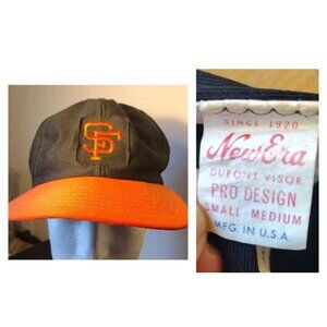 Vintage '70s '80s SAN FRANCISCO GIANTS New Era Ballpark Souvenir Cap. (S-M)